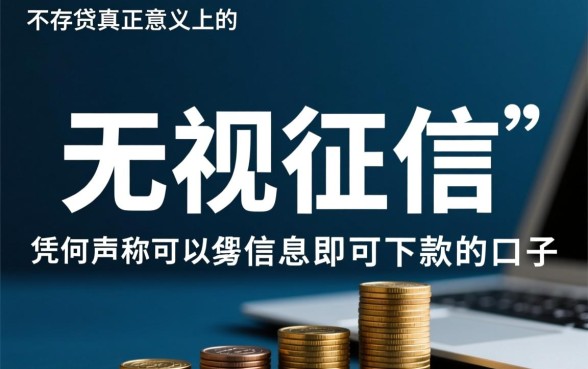 无视黑白无视征信申请就下款的口子3000是真的吗