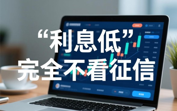 如何找到那些利息低且不看征信的网贷平台