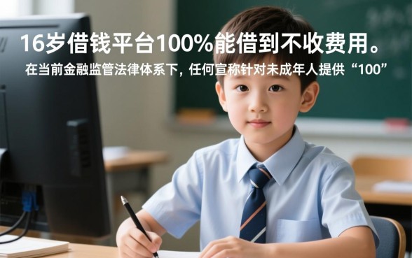 16岁借钱的平台100