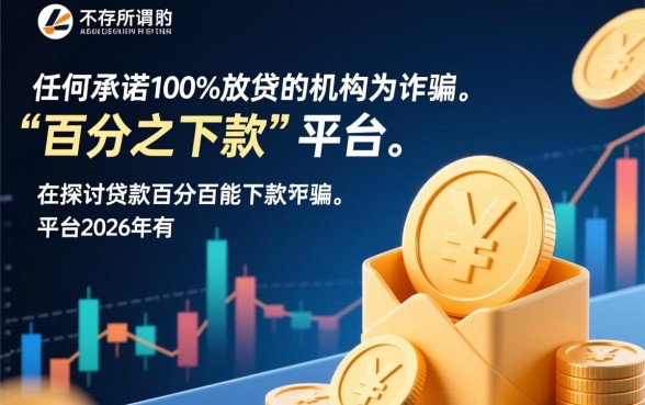 贷款百分百能下款的平台2026年有哪些