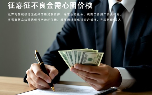 征信不好怎么才能借到钱