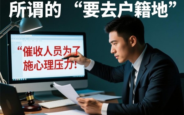 催收说要去户籍地是真的吗