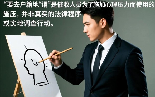 催收说要去户籍地是真的吗