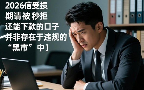 2026有逾期申请被秒拒还能下款的口子