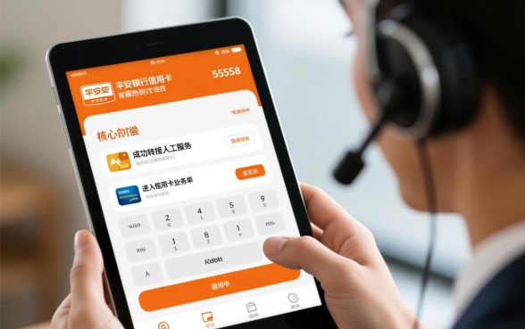 平安银行信用卡95558怎么转人工