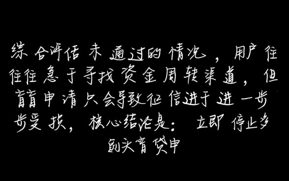 综合评估未通过哪个平台可以借钱