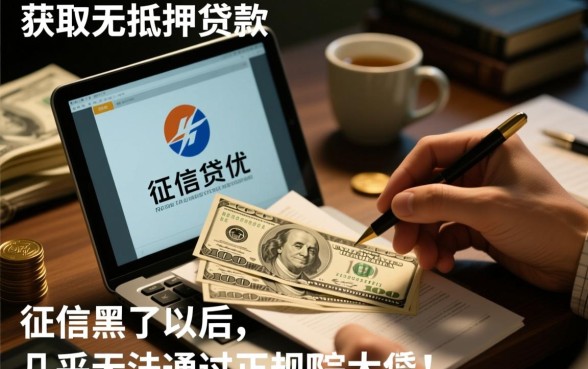 征信黑了哪里可以借钱应急