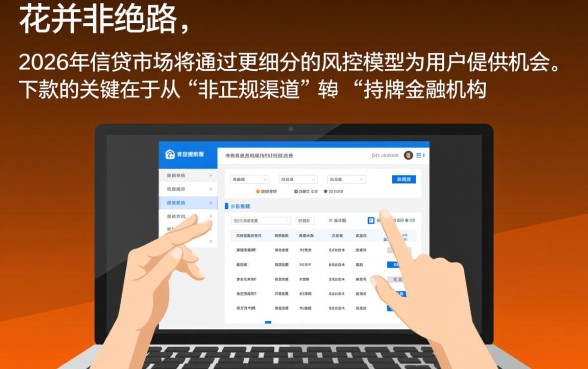 2026年征信花了也能下款的平台有哪些