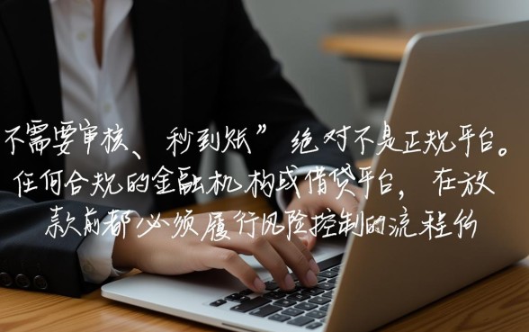 网上借钱不需要审核秒到账的是正规平台吗