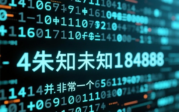4未知未知18488未知未知是什么数字