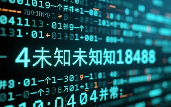 4未知未知18488未知未知是什么数字