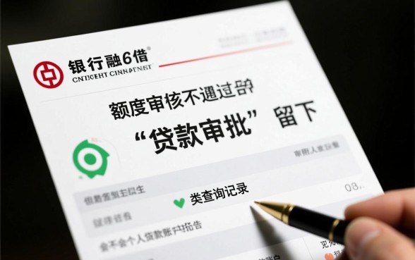 工行融e借有额度审核不通过上征信吗