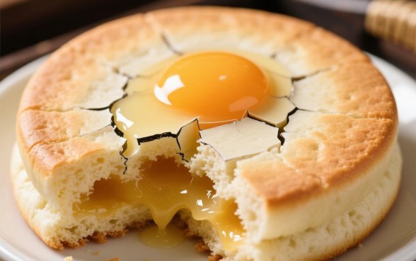 烤蛋糕为什么上面有口子下面没有