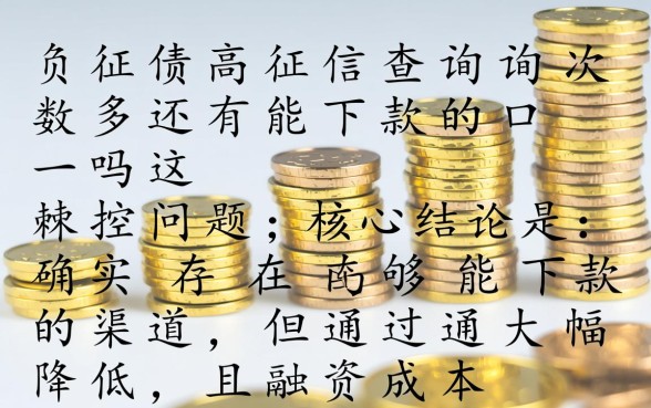 负债高征信查询多能下款吗