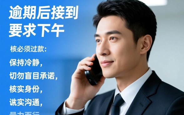 借呗逾期几天电话说下午必须还