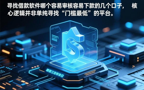 借款软件哪个容易审核容易下款