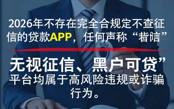 2026年还有不查征信的贷款app吗