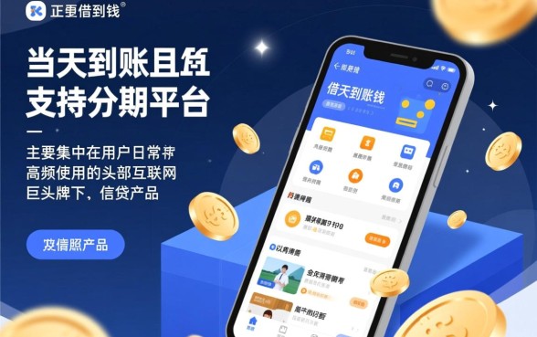 哪个平台最容易借到钱当天到账分期的呢