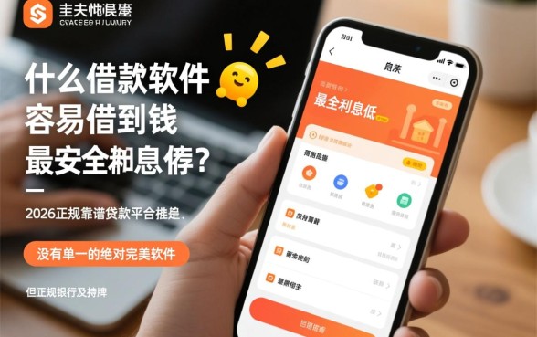 什么借钱软件最容易借到钱最安全利息低