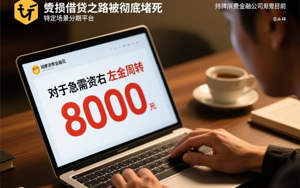 征信花了在哪个平台能贷到款8000多