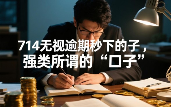 714无视逾期强制下款是真的吗