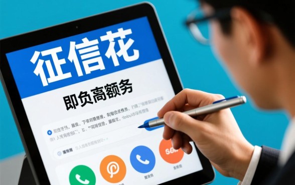 征信花负债高能下款吗