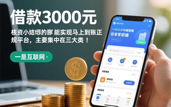 借款3000马上到账的正规平台有哪些