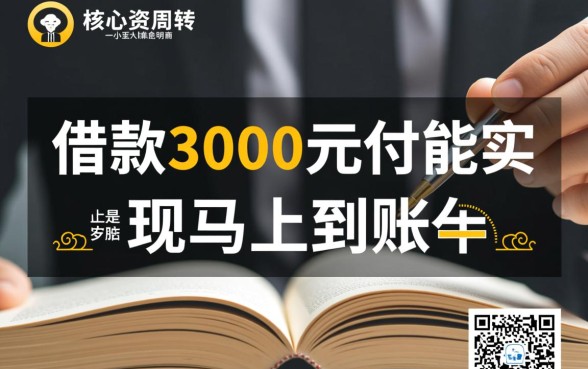 借款3000马上到账的正规平台有哪些