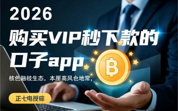 购买vip秒下款的口子app2026是真的吗