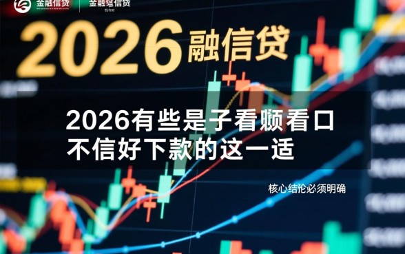 2026有哪些口子是不看征信好下款的