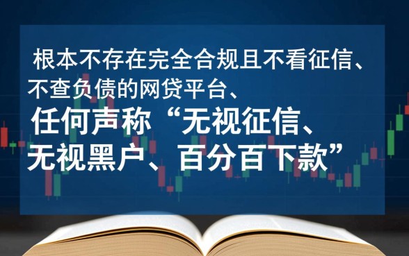 那些网贷平台不看征信就能贷款不看欠款吗