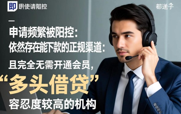 申请频繁被风控能下的口子不用开通会员