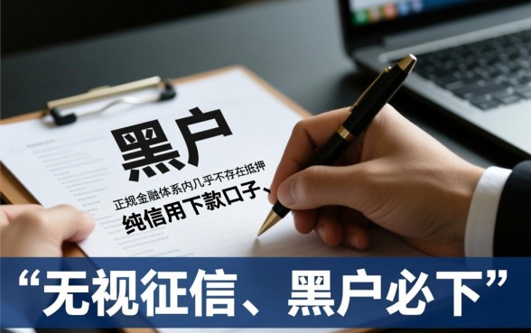 黑户能下款的口子有哪些