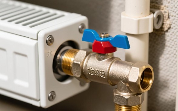 暖气片水龙头下边有几个口子怎么安装的