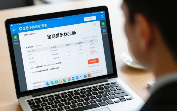 招联下款后几天征信显示逾期记录怎么办