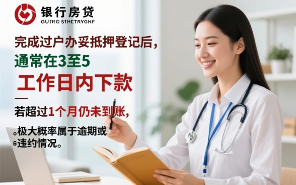 建行房贷过完户多久下款算逾期了怎么办