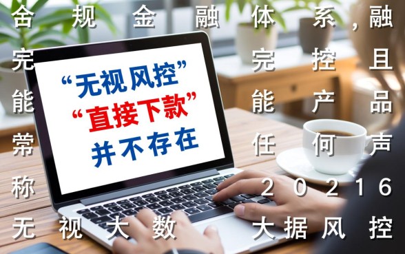 2026无视大数据风控直接下款口子有哪些