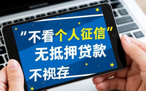 有没有不看个人征信的万无抵押贷款方案