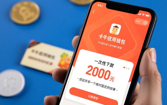 卡牛信用钱包能一次性下款2000元吗