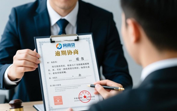 网商贷逾期协商让提供承诺证书合法吗