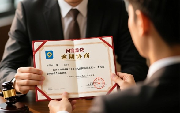 网商贷逾期协商让提供承诺证书合法吗