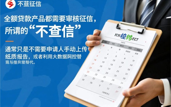 小额贷真的不需要征信报告就能申请吗