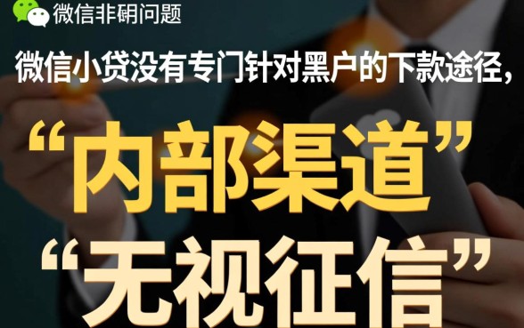 有专门针对黑户的下款途径吗