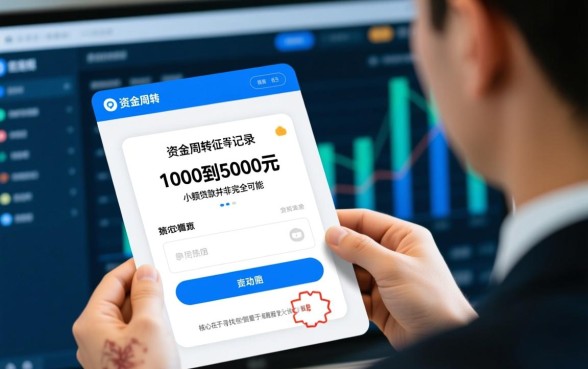 小额借钱1000到5000不看征信哪里有