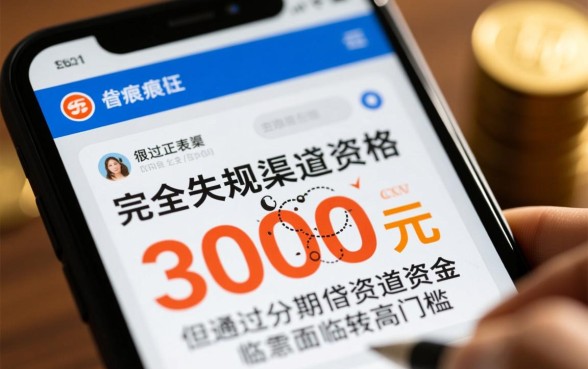 征信不好怎么借3000分期