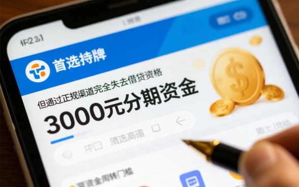 征信不好怎么借3000分期