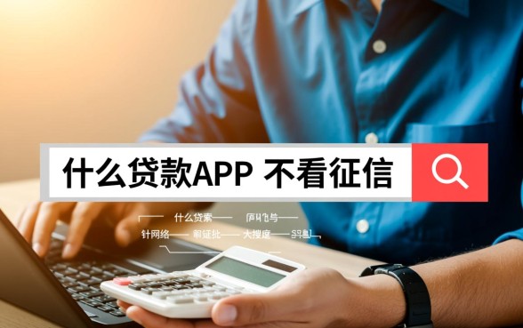 不看征信下款快的贷款app