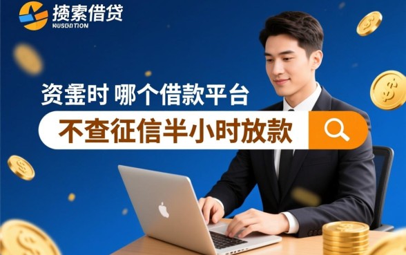 哪个借款平台不查征信半小时放款的呢