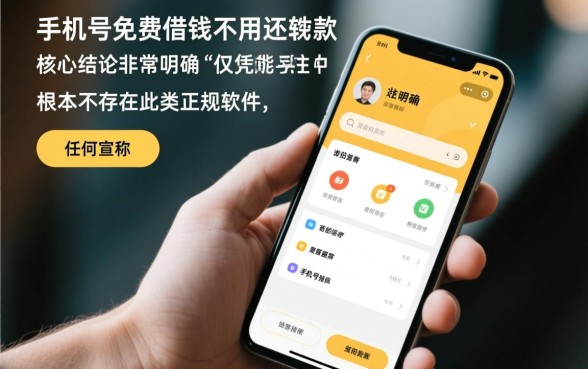 用手机号免费借钱不用还的软件有哪些