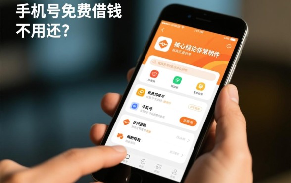 用手机号免费借钱不用还的软件有哪些